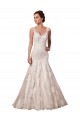 Shop Open Back Mermaid Tulle Wedding Dress with Lace Bodice Ottawa