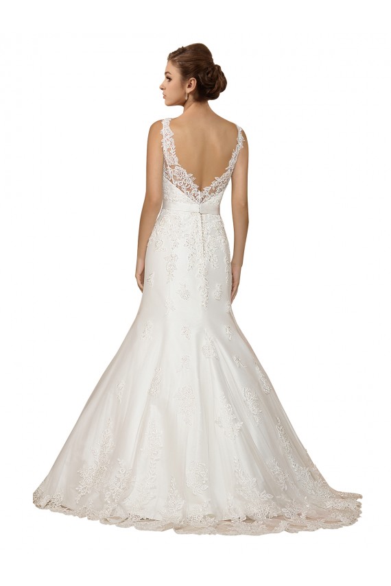 Shop Sweethart V-Neckline Lace Wedding Dress with Shoulder Straps Ottawa
