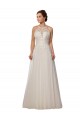 Shop Illusion Halter Lace Boho Wedding Dress with Plunging Sweetheart Bodice Ottawa