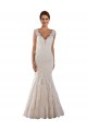 Shop V-Neck Mermaid Vintage Lace Wedding Dress Ottawa