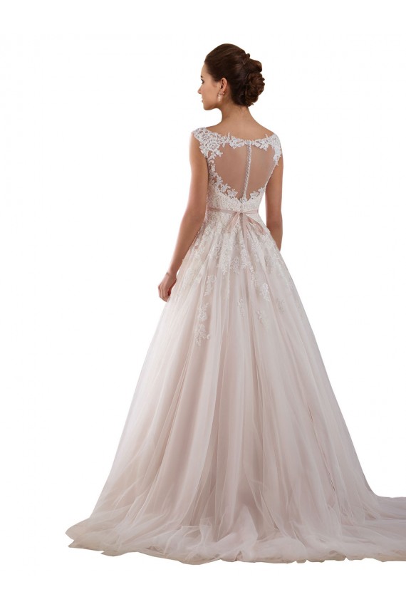 Shop Illusion Sweetheart Neck Ball Gown Tulle Wedding Dress with Lace Bodice Ottawa
