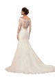 Shop Long Sleeves Mermaid Lace Wedding Dress with Illusion Back Ottawa