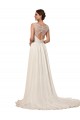 Shop Sweetheart A-Line Chiffon Wedding Dress with Beaded Shoulder Straps Ottawa