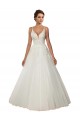 Shop Modern Spaghetti Straps Ball Gown Tulle Wedding Dress with Lace Bodice Ottawa
