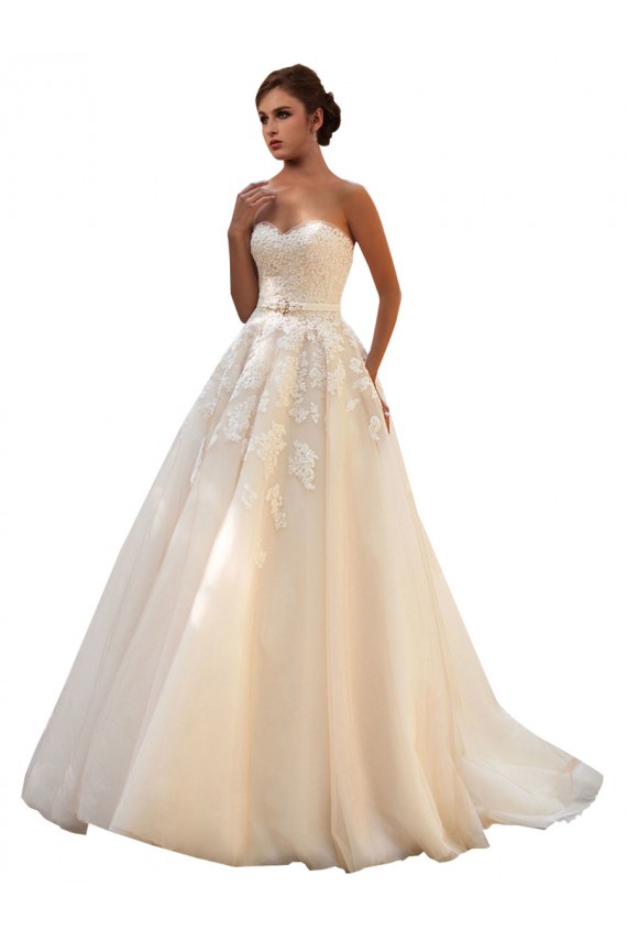 Shop Sweetheart Ball Gown Tulle Wedding Dress with Lace Bodice Ottawa