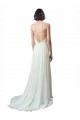 Shop Spaghetti Straps V-Neck A-Line Chiffon Beach Wedding Dress Ottawa