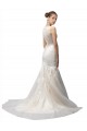 Shop Illusion High Neck Mermaid Lace Wedding Dress Ottawa