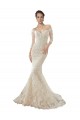 Shop Long Sleeves Off the Shoulder Trumpet Lace Wedding Dress Ottawa