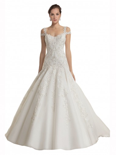 Shop Off the Shoulder Mermaid Lace Tulle Wedding Dress Ottawa