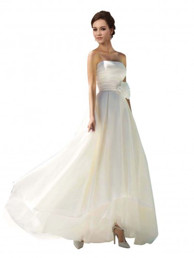 Shop Strapless A-Line Taffeta Wedding Dress Ottawa