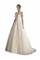 Shop Illusion Neck A-Line Tulle Wedding Dress Ottawa