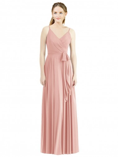 Shop Romantic Full length Long Chiffon Bridesmaid Dress Ottawa
