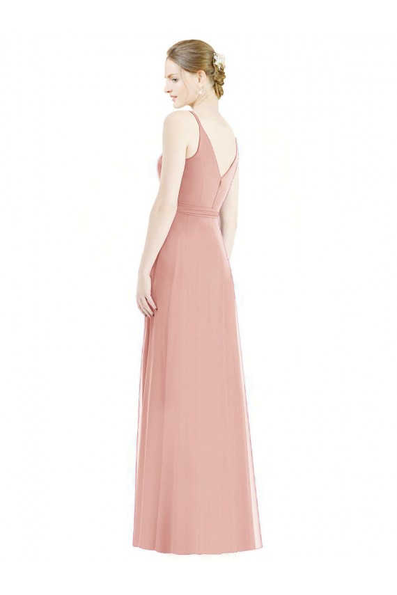 Shop Romantic Full length Long Chiffon Bridesmaid Dress Ottawa