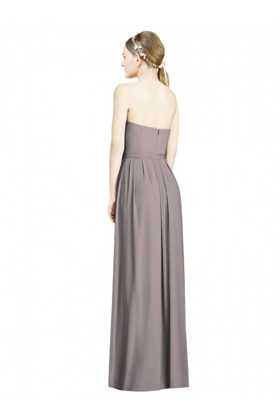 Shop Sweetheart Neckline Long Full Length Chiffon Bridesmaid Dress Ottawa