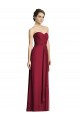 Shop Long Strapless Chiffon Bridesmaid Dress with Side Slit Ottawa