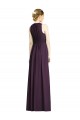 Shop Long Chiffon V-Neck Bridesmaid Dress with Shirred Bodice Ottawa