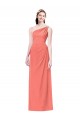 Shop Draped Full Length One Shoulder Chiffon Bridesmaid Dress Ottawa