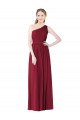 Shop One Shoulder Full Length Long Chiffon Bridesmaid Dress. Ottawa
