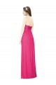 Shop Full Length Strapless Long Chiffon Dress with Waistband Ottawa