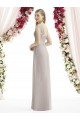 Shop Full Length Lux Chiffon Dress with Draped Bodice And Shirred Straps Ottawa