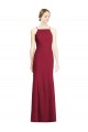 Shop High Square Trumpet Chiffon Bridesmaid Dress with Lace-Up Open Back Ottawa