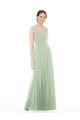 Shop Sheer Back Cap Sleeves Long Chiffon Bridesmaid Dress  Ottawa