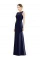 Shop Lace Bodice Open Back Trumpet Chiffon Bridesmaid Dress with Bow Belt Ottawa