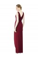Shop Draped Sleeveless Long Chiffon V-Neck Bridesmaid Dress Ottawa