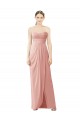 Shop Strapless Sweetheart Long Chiffon Wrap Bridesmaid Dress Ottawa