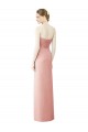 Shop Strapless Sweetheart Long Chiffon Wrap Bridesmaid Dress Ottawa