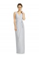 Shop Draped V-Neck Cocktail Length Chiffon Bridesmaid Dress Ottawa