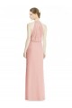 Shop Halter Neck Trumpet Chiffon Bridesmaid Dress Ottawa