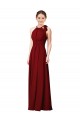 Shop Luxe Chiffon Bridesmaid Dress with Open Slit In the Back Ottawa