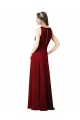 Shop Luxe Chiffon Bridesmaid Dress with Open Slit In the Back Ottawa