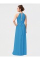 Shop High Low Long Halter Keyhole Chiffon Bridesmaid Dress Ottawa