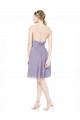 Shop Short Sweetheart Knee Length Chiffon Cocktail Bridesmaid Dress with Open Back Ottawa