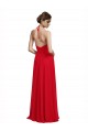 Shop V-Neck Spaghetti Halter Strap Chiffon Bridesmaid Dress Ottawa