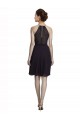 Shop Short Knee Length High Neck Chiffon Bridesmaids Dress Ottawa
