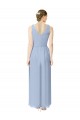Shop Long V-Neckline Chiffon Bridesmaid Dress with Twisted Waist Ottawa