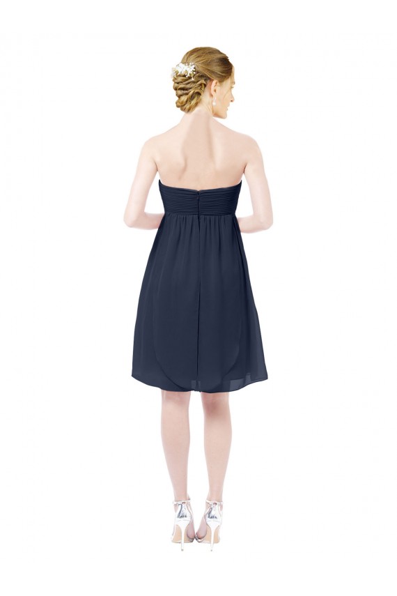 Shop Sweetheart Cocktail Knee Length Chiffon Cocktail Bridesmaid Dress Open Back Ottawa