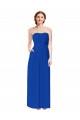 Shop Strapless Sweetheart Keyhole Back Long Chiffon Bridesmaid Dress Ottawa
