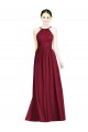 Shop Halter Neck Open Back Draped Chiffon Bridesmaid Dress Ottawa
