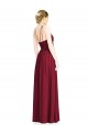 Shop Halter Neck Open Back Draped Chiffon Bridesmaid Dress Ottawa