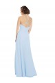 Shop Floor Length Chiffon Bridesmaids Dress with Front Keyhole Neckline Ottawa