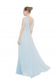 Shop Chiffon Bridsmaids Dress with V-Neckline and Tie V Back Ottawa