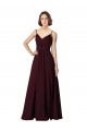 Shop V-Neck Chiffon Bridesmaid Dress with Twist Front Bodice Ottawa