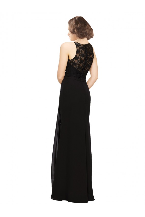 Shop Sheath Beaded and Embroidered Bridesmaids Dress with Lace Bodice and Chiffon Skirt Ottawa