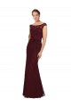Shop Lace Bridesmaids Dress with Matching Satin Tie Sash Ottawa