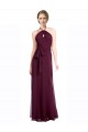 Shop Full Length Chiffon Bridesmaid Dress with Halter Top Ottawa