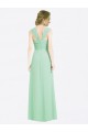 Shop Long Chiffon Bridesmaid Dress with a Sweetheart Neckline and Pleated Shoulder Straps Ottawa